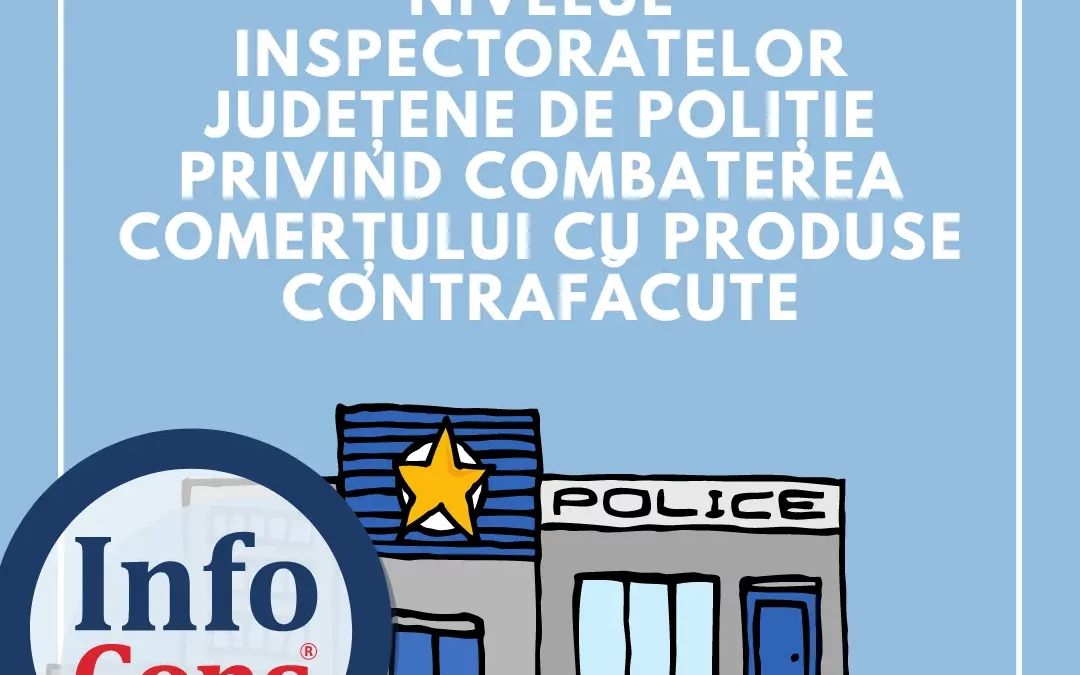 Acțiuni de prevenire la nivelul Inspectoratelor Județene de Poliție privind combaterea comerțului cu produse contrafăcute