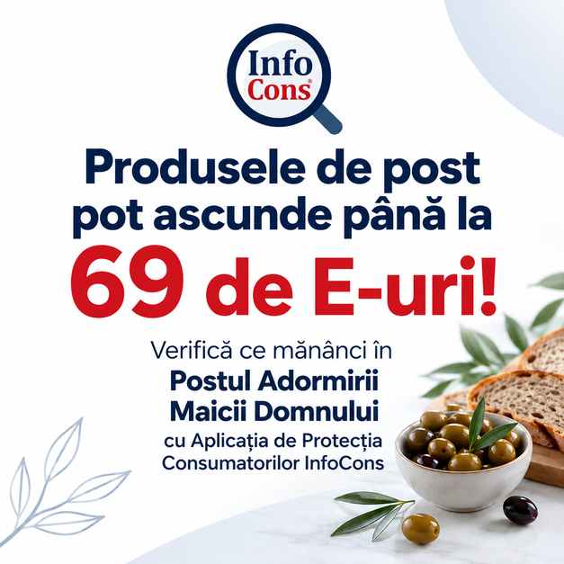 Verifică ce mănânci în Postul Adormirii Maicii Domnului : Produsele de post pot ascunde până la 69 de E-uri !